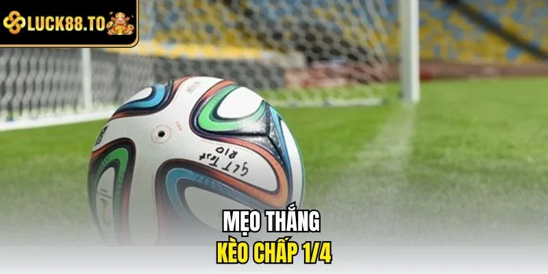 Mẹo thắng kèo chấp 1/4